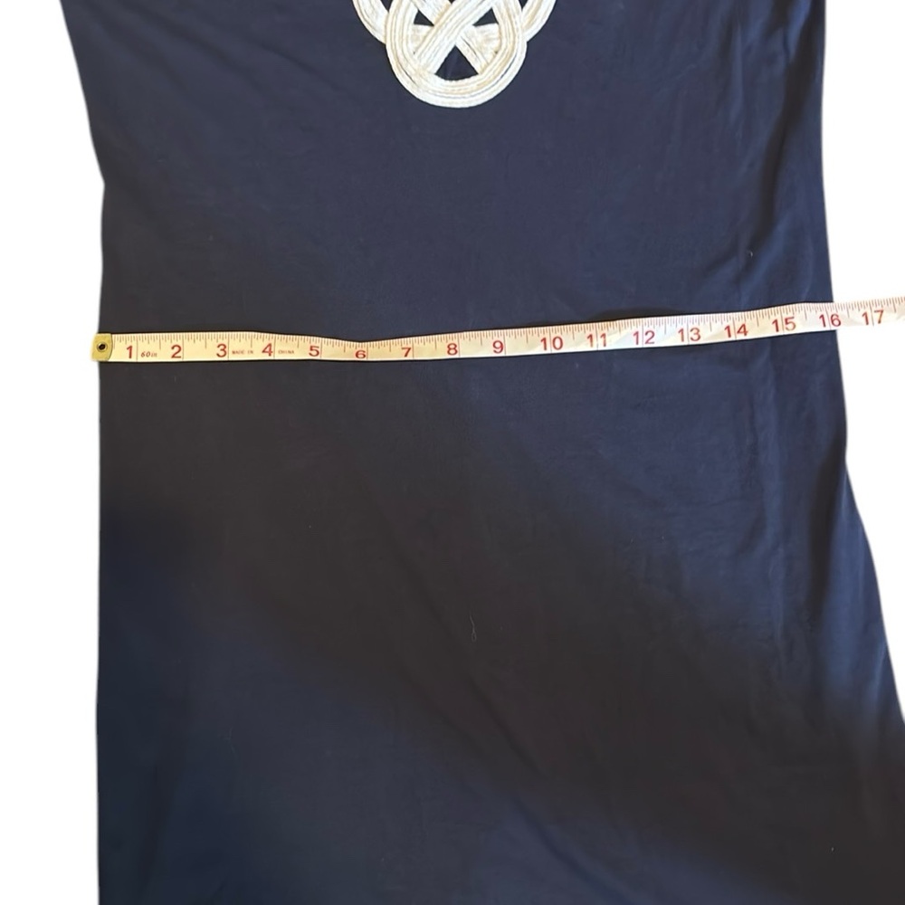 Lilly Pulitzer Navy Mini Dress with White Trim - Picture 9 of 9